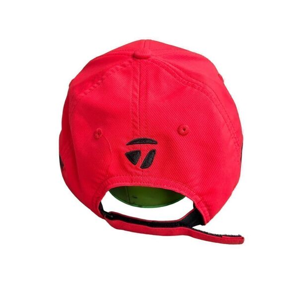Taylormade TP5 M5 Golf Hat Cap Adjustable Red Black One Size - Picture 4 of 4